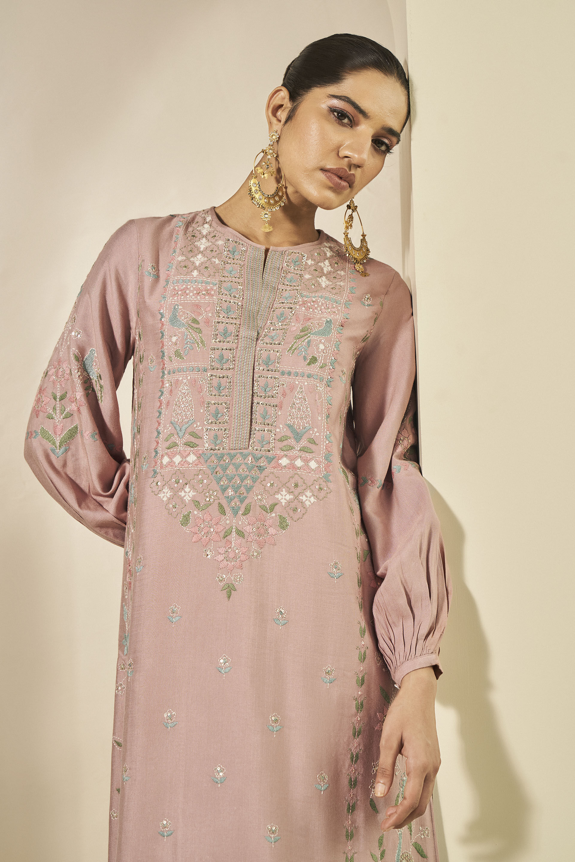 Cyrene Kaftan - Old Rose, Old Rose, image 3